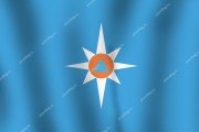 Флаг МЧС Российской Федерации